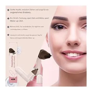 Eye Makeup Stamp Set - With 2 - Creamy Gel Stencil - Precise Everyday Cosmetics - For Women and Beginners - Tampon d'extrémité pour ailes des yeux