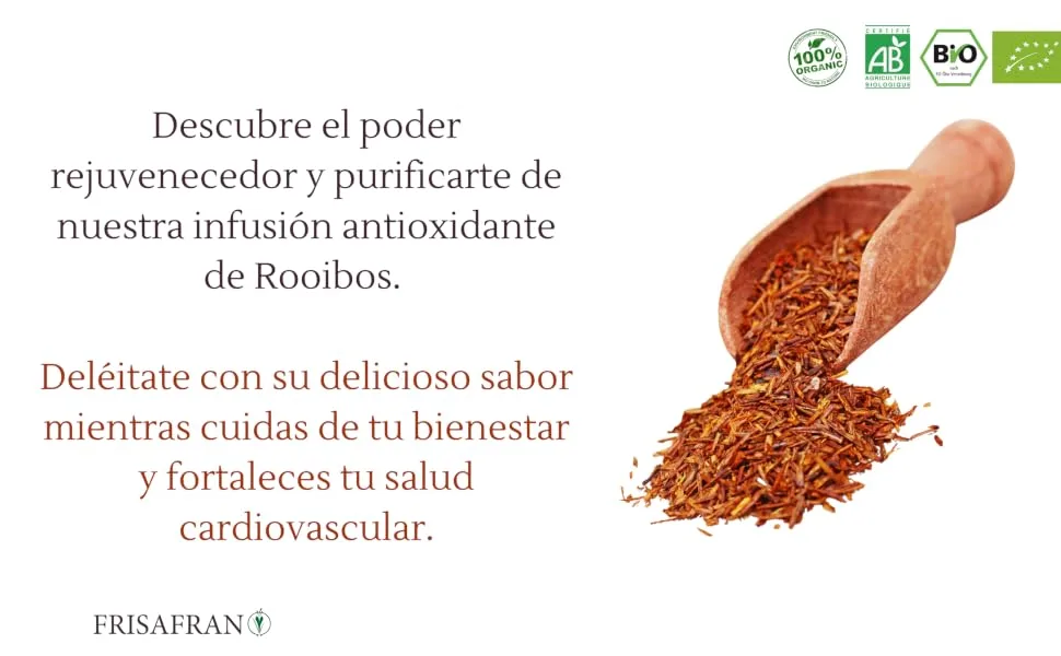 FRISAFRAN FRISAFRAN | Organic Orange Rooibos Pyramids Infusion 30 units | 60g | Relaxing | Digestive | Rooibos Tea | Unique Flavor | Mo - Rooibos Orange 3