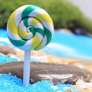 ORFOFE Miniature Resin Lollipop Decorations Lollipop Toys For Home Decoration Random Style - product information 3