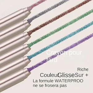  Teksome Shimmer Eyeshadow Stick Cream Eyeshadow Stick | Long Lasting Shimmer Cream Eyeshadow Pen | Cream Eyeshadow Sticks Stick - Kit de bâtons de fard à paupières colorés