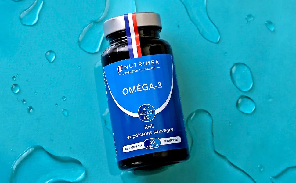  Laboratoires Nutrimea Omega 3 & Antarctic Krill | Wild Fish Oil | Natural Antioxidant | Cognition & Immune System | High Concentration of EPA/DHA & - Omega