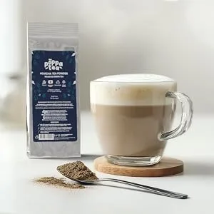  PoppaTea Hojicha powder tea by PoppaTea (50g box) - aplus content image