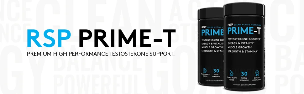 RSP Nutrition Prime-T - testosterone booster for men