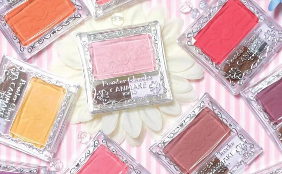 CANMAKE Powder Cheeks PW23 Peach Pink - Powder Cheeks