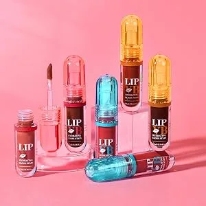  Teksome Moisturizing Lip Gloss | Non-sticky and long-lasting texture - Luminous tattoo effect non-greasy formula for travel dates parties commuting and events - Brillance riche en hydratation