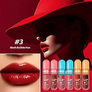  Teksome Moisturizing Lip Gloss | Non-sticky and long-lasting texture - Luminous tattoo effect non-greasy formula for travel dates parties commuting and events - Pigmentation légère