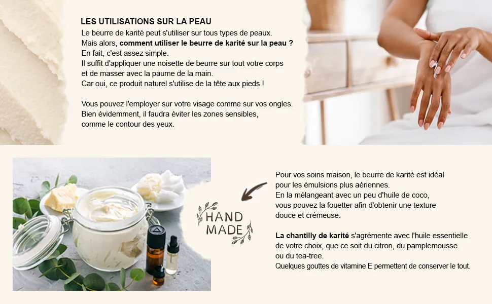  Plan te au Naturel Plan te au Naturel Shea Butter 800g - Organic - 100% Virgin - 100% Plant-Based - No Additives - Unrefined - Beurre de Karité - Utilisations sur la peau