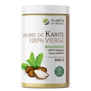  Plan te au Naturel Plan te au Naturel Shea Butter 800g - Organic - 100% Virgin - 100% Plant-Based - No Additives - Unrefined - shea butter