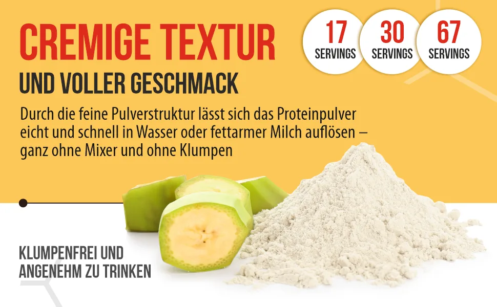  MST Best Whey Protein with DigeZyme by MST Nutrition | Protein Powder | Low Sugar | Made in Germany (Banana Yogurt 510 g) - aplus content image