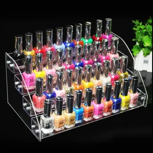 Wakects 4 Tier Nail Polish Organizer Makeup Lipstick Cosmetic Display Stand - product information 2