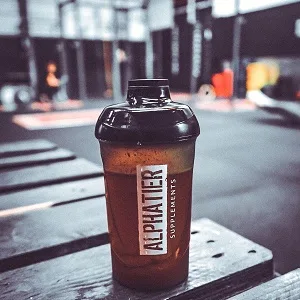  Nutri + Alphatier Vegan Protein Powder - Strawberry - Protein powder with 81% protein - Strawberry Protein Powder - - vegan végan-e protéine végétalienne hamburger burgers plant-based à base de plante pois sans soja