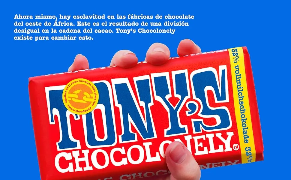  Tony's Chocolonely Tony's Chocolonely Milk chocolate caramel and sea salt 180 g - product information 2