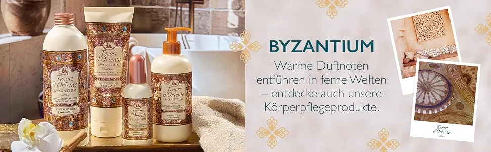  Tesori d'Oriente Tesori d'Oriente - Byzantium Aromatic Hair Mask - 250 ml - Bannière Byzantium