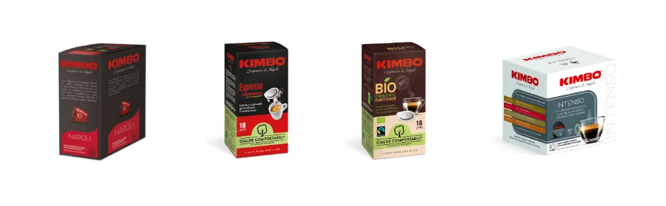  Kimbo Kimbo Naples Coffee Capsules Compatible with Lavazza Espresso Point 100 Capsules - Kimbo
