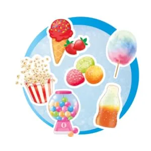 INKEE Bath Bombs Crumble Galupy Unicorn Bath Bombs for Kids Candy Floss Scented and 4 Colours 100g Bag - Parfums Inkee
