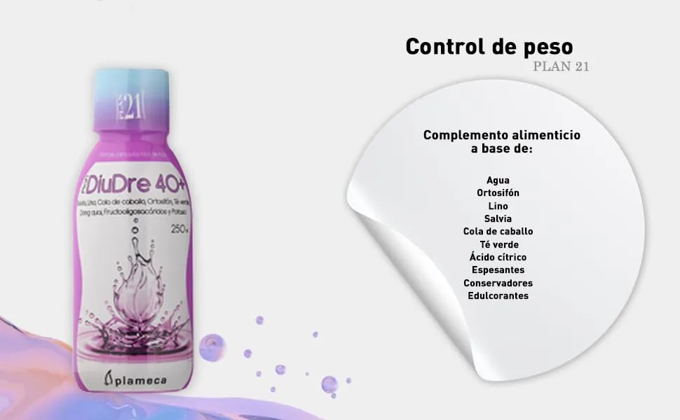  Plameca Plameca - Plan 21 DiuDre 40+ Syrup 250 ml - product information 5