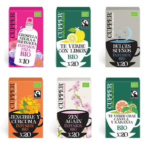  CUPPER Cupper Zen Again Infusion 20 sachets (Organic) - thé vert, infusions variées, infusion relaxante, thé noir, thé blanc, infusion gingembre, infusion citron