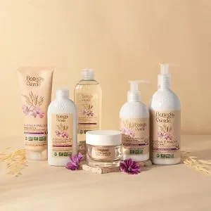  Bottega Verde Bottega Verde - Extra gentle moisturizing and protective lotion 400 ml with hyperfermented oat and mallow extract for sensitive and delicate skin - Avoine et mauve