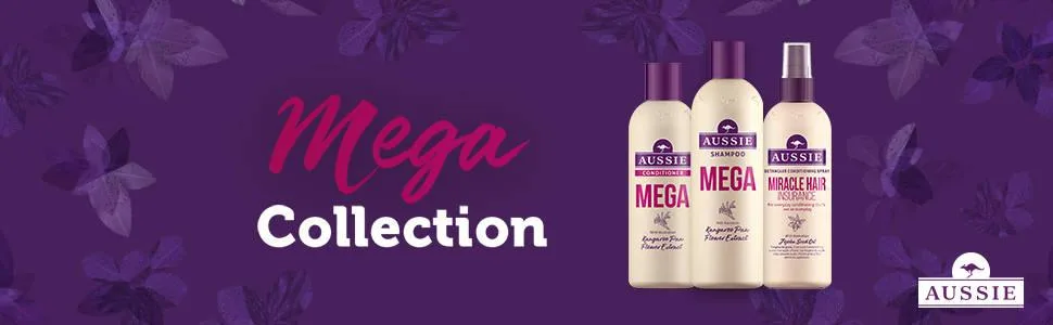  Aussie Aussie Mega Shampoo 500 ml - Aussie Mega Hair