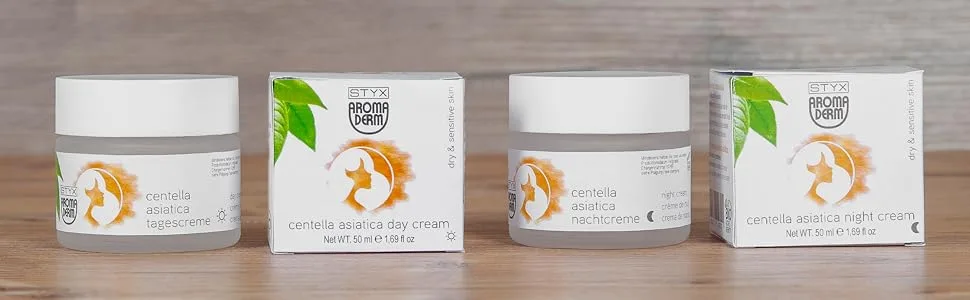 STYX Centella Asiatica Night Cream 50 ml - Centella Asiatica Line Crème de nuit et crème de jour