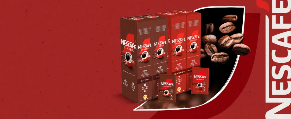  NESTLE PROFESSIONAL Nescaf Decaffeinated soluble coffee 100 units - Nescafé Classic