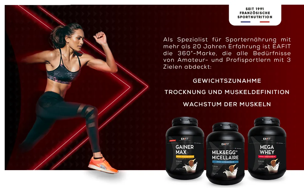  Eafit EAFIT - Pure Isolate - Whey Protein Isolate - Whey for Weight Gain and Bodybuilding - 26g Protein 5.6g BCAAs - Low in Sugars and Fat - 750g - Vanilla - Brand FR - Pompes EAFIT