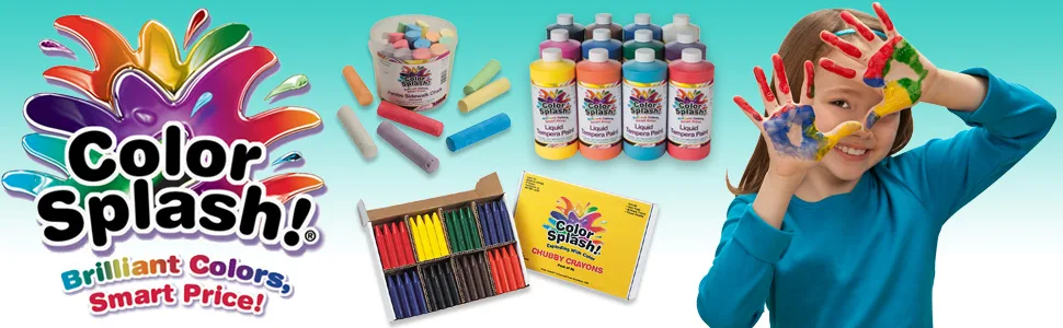 Color Splash Paint CC1904 Chromacrylic Textile Medium  16.9 oz  White - Color Splash brand