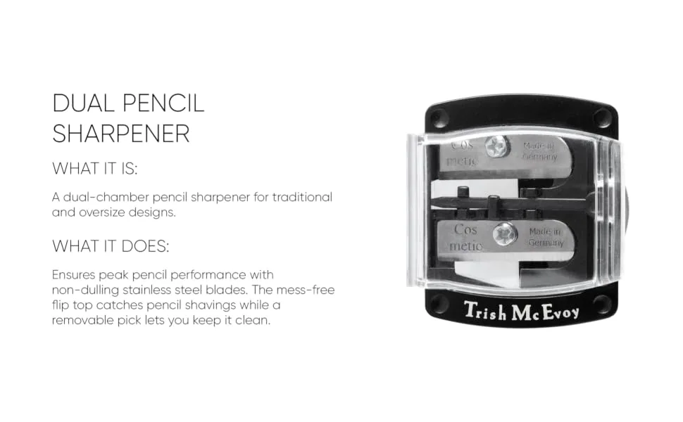 Trish McEvoy Dual Pencil Sharpner - trish mcevoy dual pencil sharpener