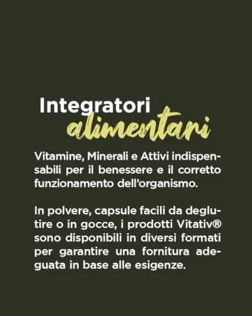  VITATIV Nettle (Urtica Dioica) Concentrated Liquid Extract Alcohol Free Drops 30ml | Plant Extract | Vegan - Texte d'information sur les compléments alimentaires en italien. Description des vitamines, minéraux et actifs disponibles en poudre, capsules et formes liquides