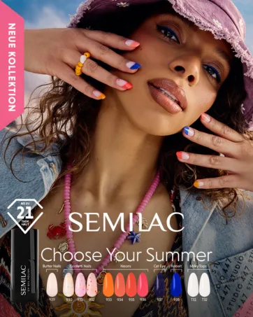  Semilac 806 Semilac Smart Builder Delicate Glitter Pink 5ml - CHOOSE YOUR SUMMER SEMILAC