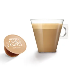  Nescafe Nescaf Dolce Gusto Cortado Espresso Macchiato 16 Capsules - Cortado