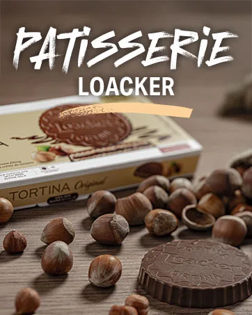  Loacker Loacker Wafer Double Choc Cookies Chocolate and cocoa cream waffles 175g - Card Patisserie