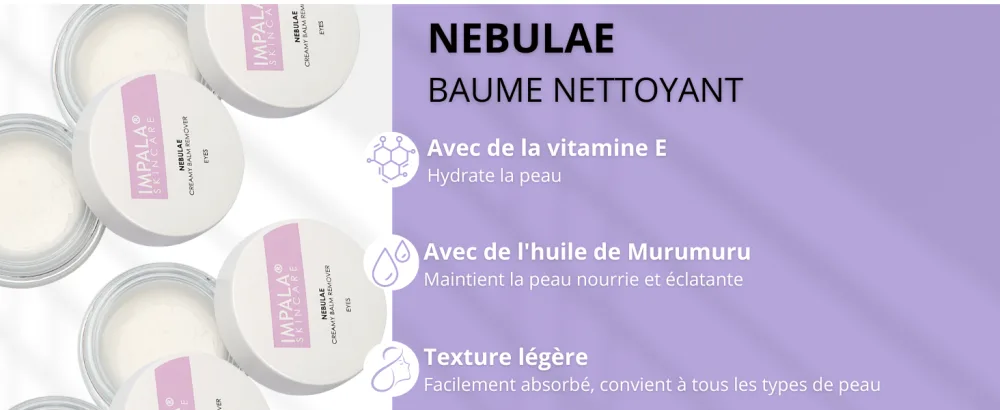  Impala IMPALA | Eye Makeup Remover Balm: Removes Impurities & Rebellious Makeup with Vitamin E & Murumuru Butter | Care & Moisturizes | Ideal for Dry & Sensitive Skin 10ml - impala