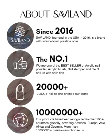  Saviland Saviland 5ml Clear Spider Gel with Gold and Silver Chrome Nail Powder - Ensemble de gel Spider