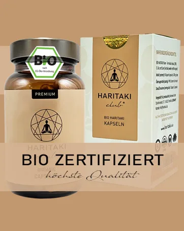  Haritaki Club Bio Haritaki Capsules (500 mg) - Certifié bio UE