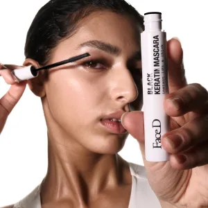 FaceD Face D Black Mascara with Keratin - Black Keratin Mascara