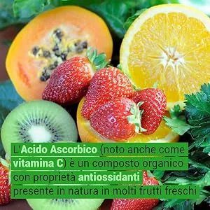  SaporePuro Vitamin C Powder L-Ascorbic Acid 1kg - acide ascorbique