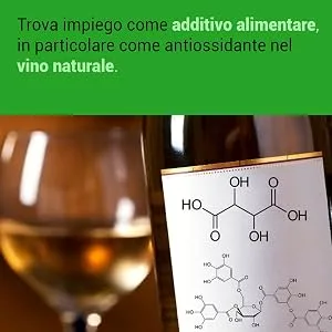  SaporePuro Vitamin C Powder L-Ascorbic Acid 1kg - acide ascorbique pour vin vitamine C œnologie