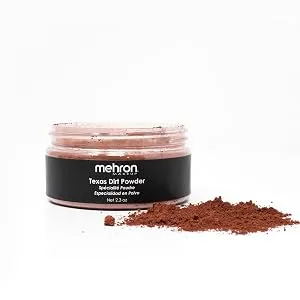 Mehron Makeup Special Effects Powder (2.3 Ounce) (Texas Dirt) - texas dirt specialty powder