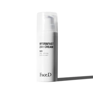  FaceD Face D 24H Soothing and Hydrating Moisturizing Cream with Hyaluronic Acid and Vitamins C and E SPF 15 50 ml - Produit Hydrafast24