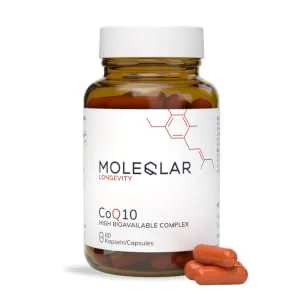  MoleQlar MoleQlar 60 capsules of coenzyme Q10 bioidentical Ubiquinone from fermentation Q10Vital brand raw material monthly intake - Coenzyme Q10 ubiquinon