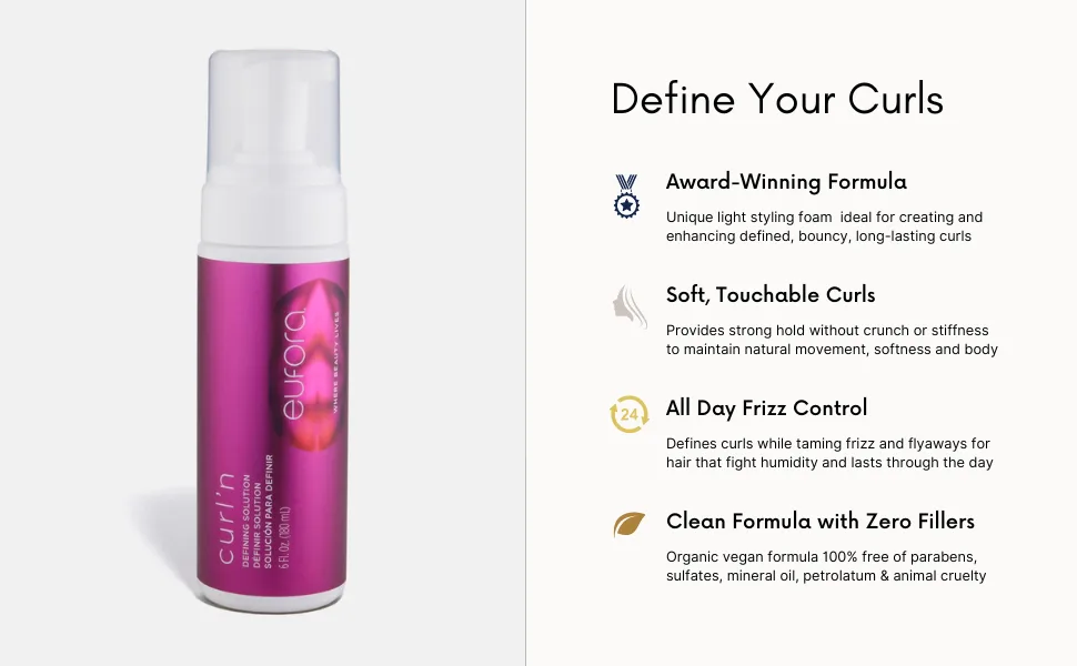 Eufora Curl'n Defining Solution 6oz - Eufora Curl n Defining Solution