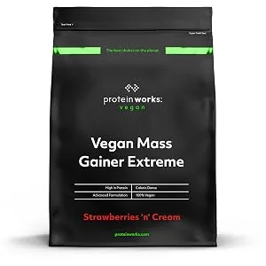  THE PROTEIN WORKS Vegan Gainer | 100% Plant-Based | High-Calorie Protein Powder | Weight Gain | THE PROTEIN WORKS | Strawberry Cream | 2kg - product information 7