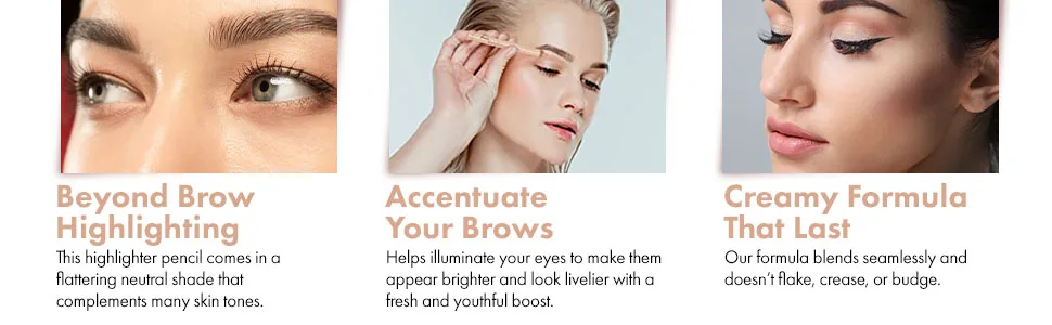 SORME Treatment Cosmetics Eyebrow Pencil - Brow Lift Highlighting Pencil for Wide Awake & Youthful Appearance - Unscented - Banner 5