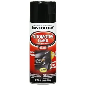 Rust-Oleum Available 252462 Automotive 12-Ounce Enamel Spray Paint  Gloss Black  12 Ounce  11 Fl Oz 12 oz Gloss Black - product information 1
