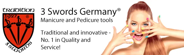 3 Swords Germany Manicure Pedicure Set Nail Care Kit Made in Germany - Markenlogo