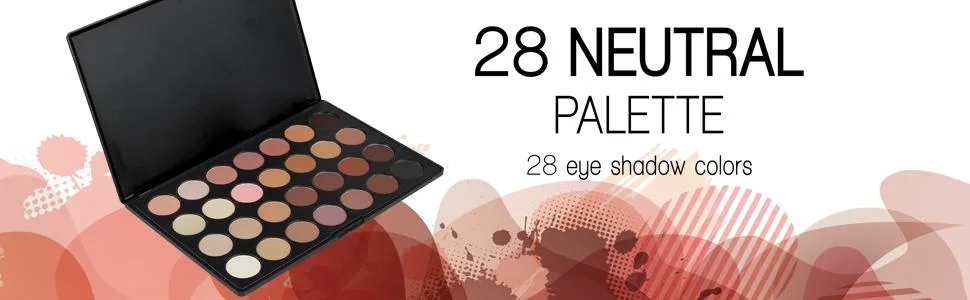 Coastal Scents 28 Color Eyeshadow Palette  Neutral - 28 Neutral Palette Header