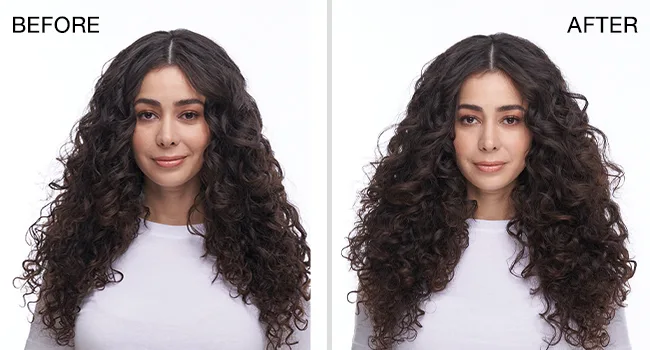 Kenra Perfect Medium Spray 13 | Provides Styling Control Without Stiffness | Medium Hold | Fast-Drying Formulation | High Shine Finish | All Hair Types 80% VOC 10-Ounce - BEFORE AND AFTER