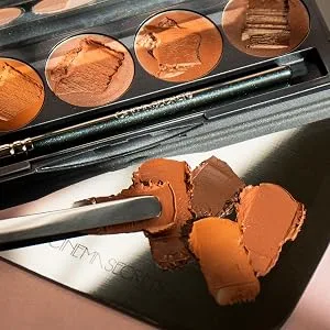 Cinema Secrets Stainless Steel Makeup Palette Medium - foundation on palette