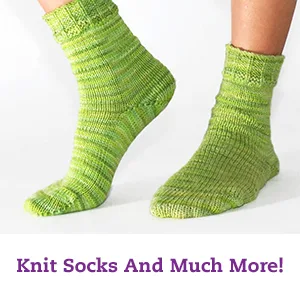 Authentic Knitting Board Sock Loom Original  Fine Gauge Wood Loom - Knit Socks and Much More!